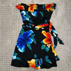 White house black market floral dress